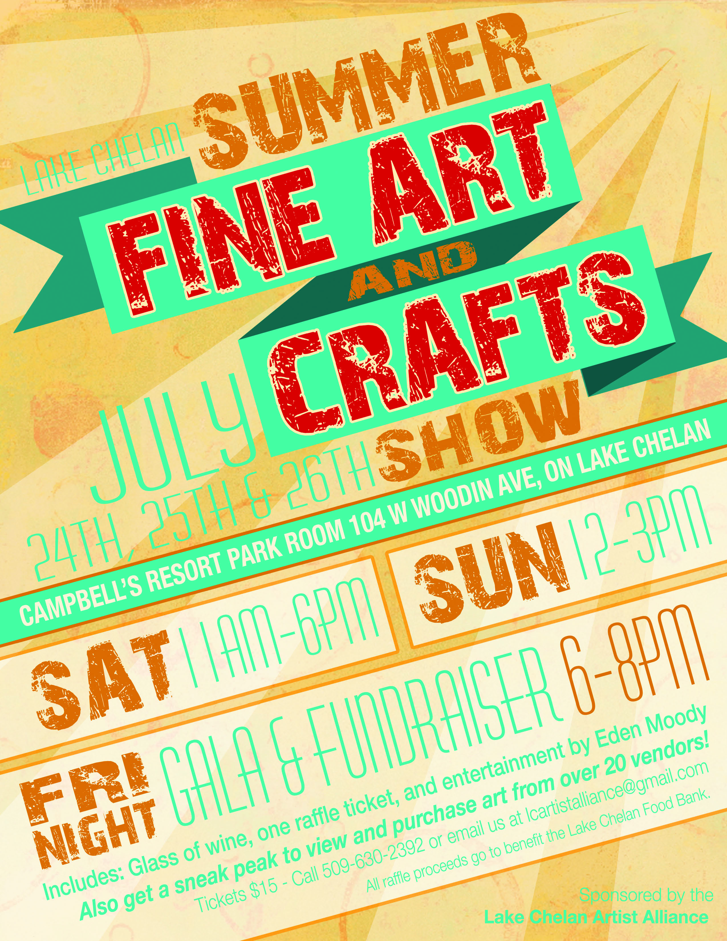 Summer Fine Art and Crafts Show July 24-26, 2015